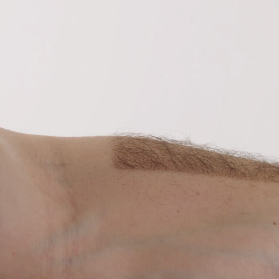 SmoothGlide trimming arm hair in one smooth pass